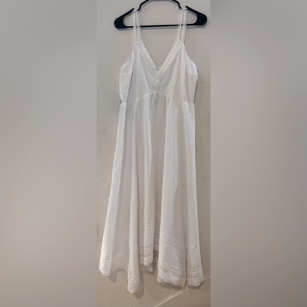 Express White Summer Dress Medium NWT